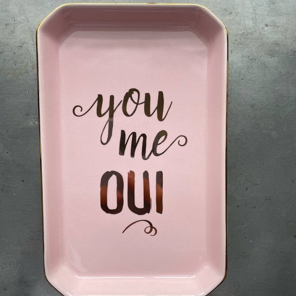 Pink Jewelry Tray